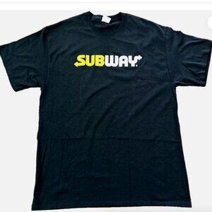 SUBWAY T Shirt Logo T Shirt 3XL Black NEW Worker Restaurant Sub Lover Tee